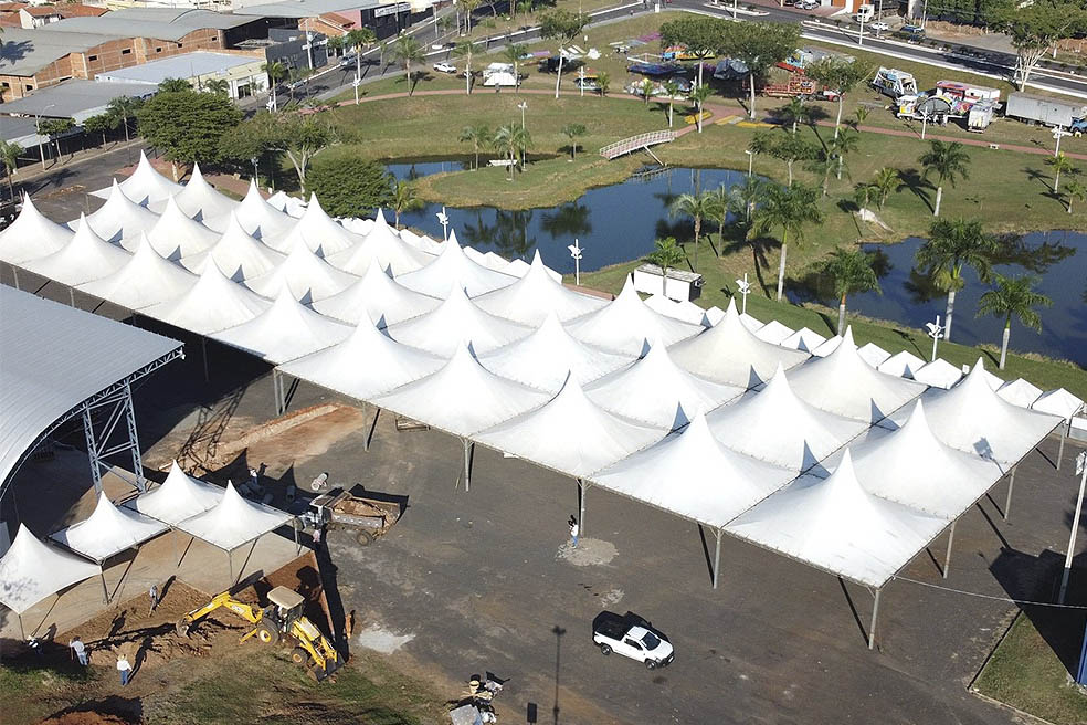 Juninão terá praça de alimentação das entidades assistenciais (foto Lucas Ribeiro)