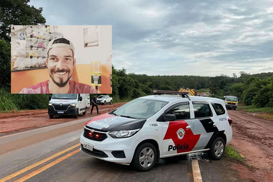 josias da Rocha Barrena,  transitava pela rodovia no sentido Nipoã/Monte Aprazível. - fotos Lucas Riibeiro