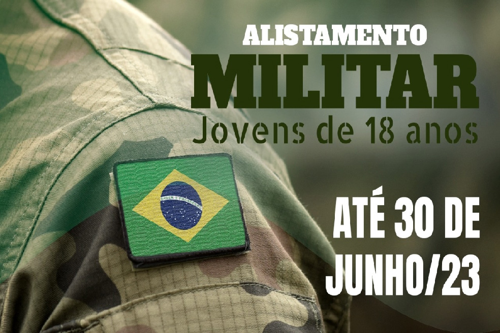 Inscrições para alistamento militar obrigatório estão abertas