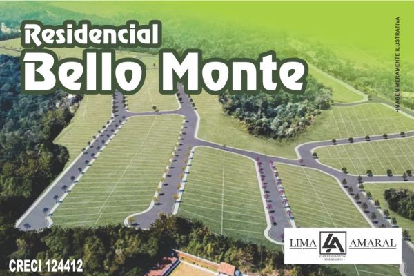 Vista aérea do local que vai receber infraestrutura