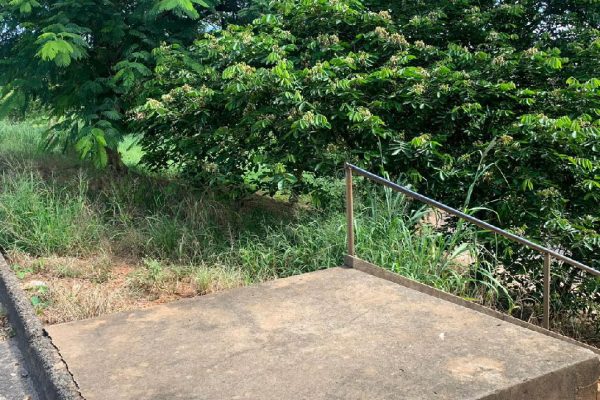 Área no bairro seria bem utilizada com a construção de uma praça, caso a lei permita